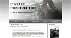 Desktop Screenshot of cstaffconstruction.com